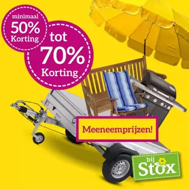 Inladen maar: 50% tot 70% korting BijSTOX!