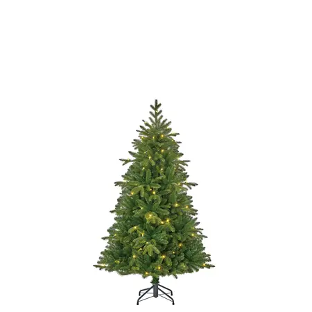 Brampton kunstkerstboom | Slim | Groen met lampjes | H120cm - afbeelding 1