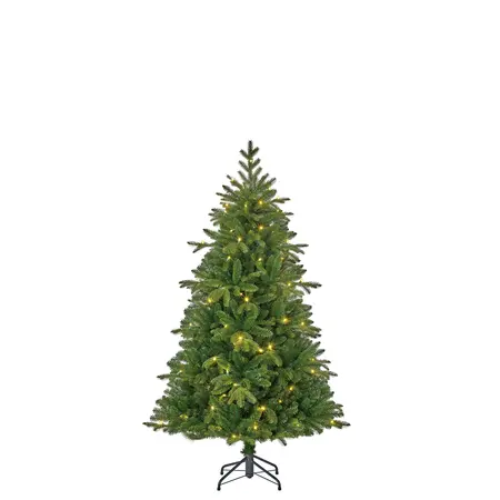 Brampton kunstkerstboom | Slim | Groen met lampjes | H155 cm - afbeelding 1