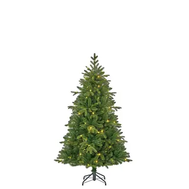 Brampton kunstkerstboom | Slim | Groen met lampjes | H155 cm - afbeelding 1