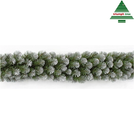 Colorado kerstguirlande | groen met sneeuw details| L270 cm