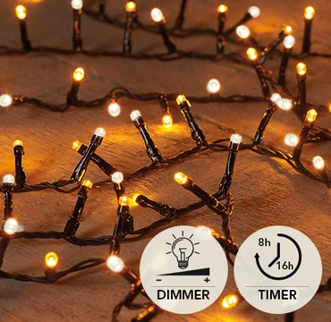 Kerstverlichting | 500 LED lampjes |  warm wit/classic warm | 12 meter