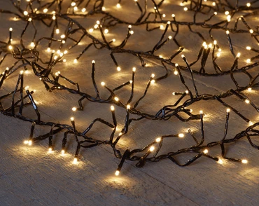 Kerstverlichting treecluster | 192 LED lampjes | warm wit | 2,5 meter